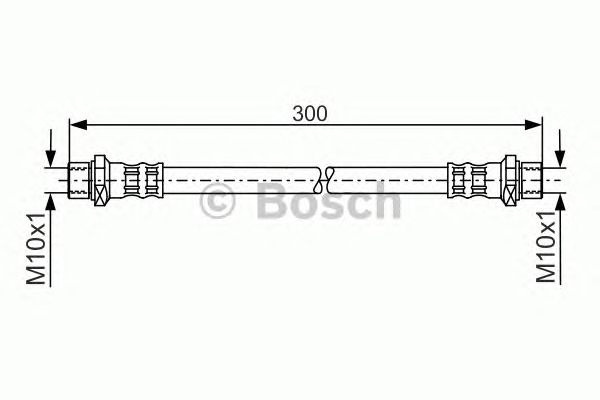 BOSCH Gumifékcső 1987481141_BOSCH