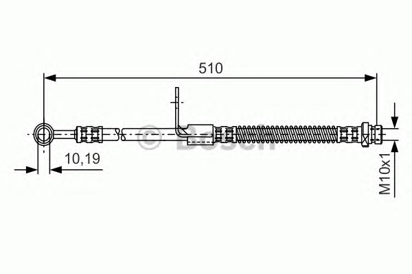 BOSCH Gumifékcső 1987481156_BOSCH