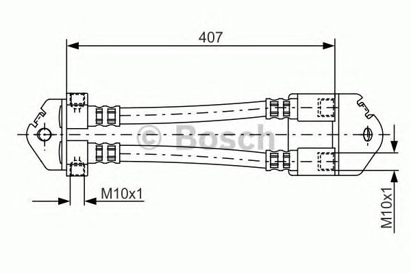 BOSCH Gumifékcső 1987481167_BOSCH