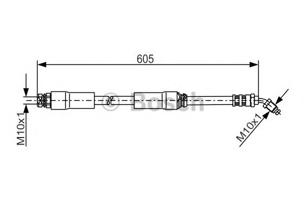 BOSCH Gumifékcső 1987481183_BOSCH