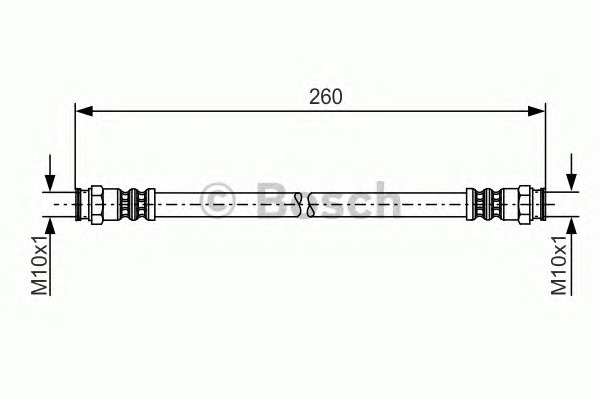 BOSCH Gumifékcső 1987481194_BOSCH