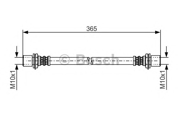 BOSCH Gumifékcső 1987481200_BOSCH