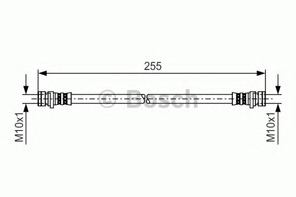 BOSCH Gumifékcső 1987481234_BOSCH