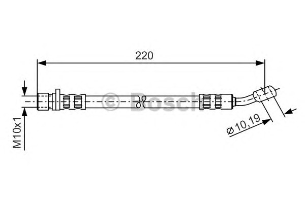 BOSCH Gumifékcső 1987481237_BOSCH