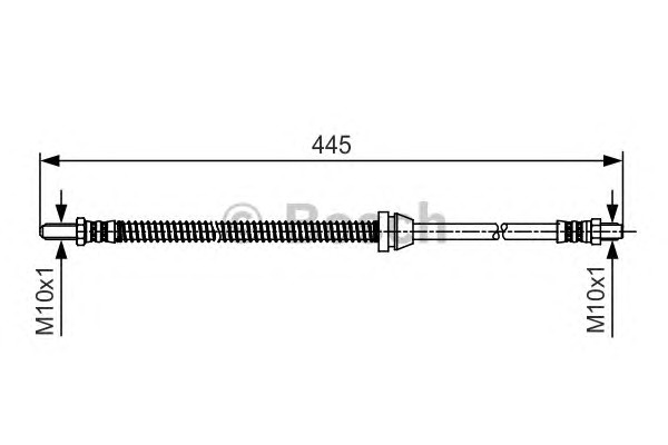 BOSCH Gumifékcső 1987481238_BOSCH