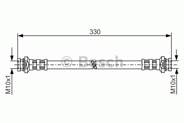 BOSCH Gumifékcső 1987481252_BOSCH