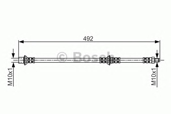 BOSCH Gumifékcső 1987481260_BOSCH