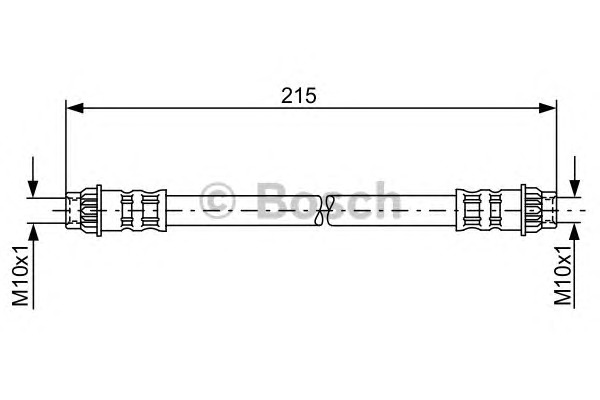 BOSCH Gumifékcső 1987481268_BOSCH