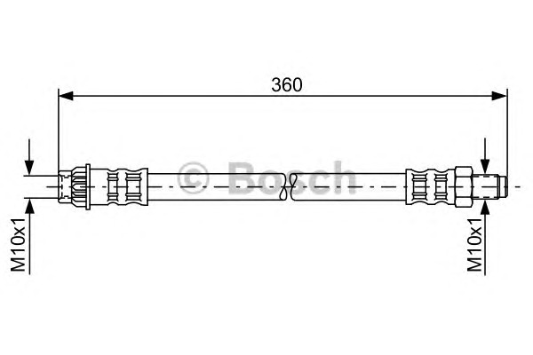 BOSCH Gumifékcső 1987481269_BOSCH