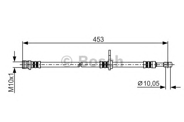 BOSCH Gumifékcső 1987481270_BOSCH