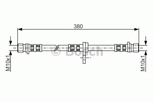 BOSCH Gumifékcső 1987481271_BOSCH