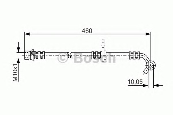 BOSCH Gumifékcső 1987481305_BOSCH