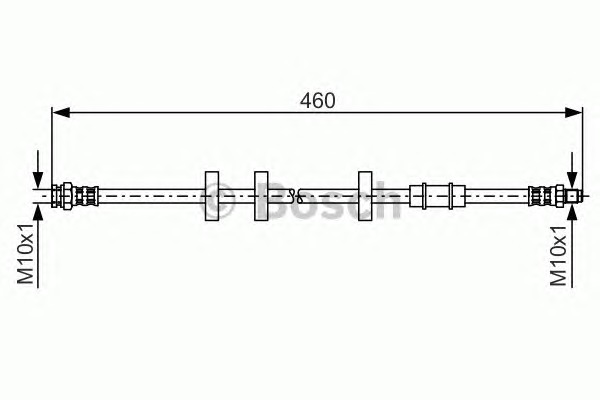 BOSCH Gumifékcső 1987481336_BOSCH