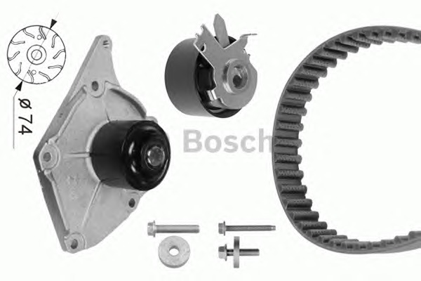 BOSCH Vezérműszíjkészlet vízpumpával 1987948525_BOSCH