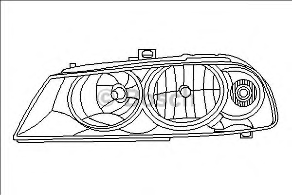 BOSCH Fényszóró 0318131213_BOSCH