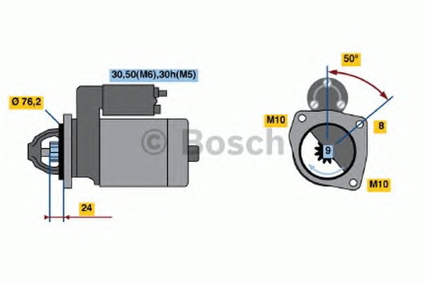 BOSCH Önindító 0001108169_BOSCH