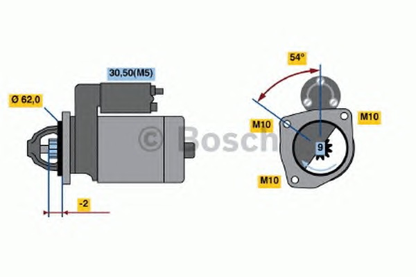 BOSCH Önindító 0001108176_BOSCH