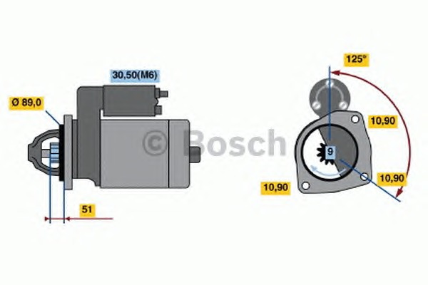 BOSCH Önindító 0001231032_BOSCH