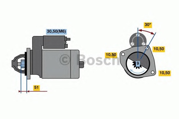 BOSCH Önindító 9000083065_BOSCH