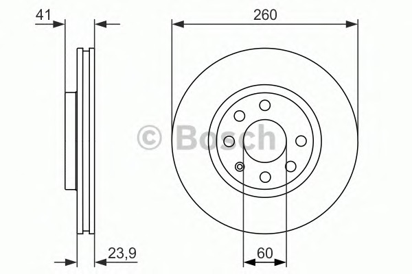 BOSCH Első féktárcsa 0986479902_BOSCH