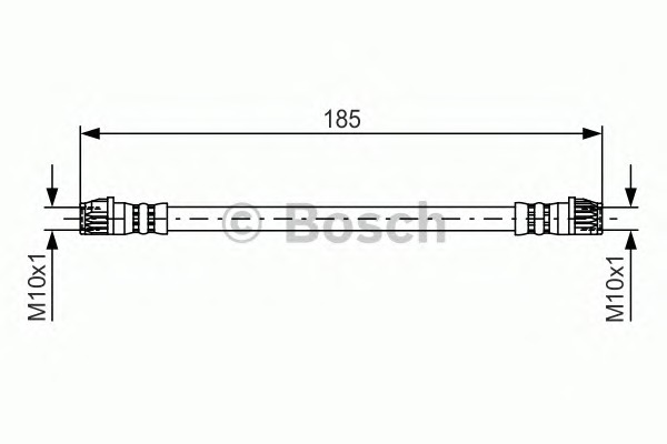 BOSCH Gumifékcső 1987481437_BOSCH