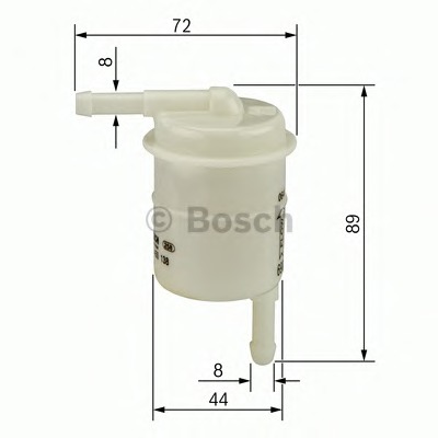 BOSCH Üzemanyagszűrő 0986450009_BOSCH