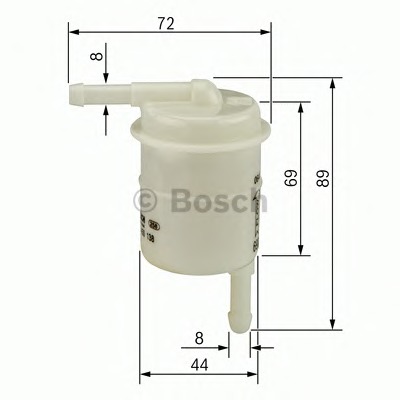 BOSCH Üzemanyagszűrő 0986450016_BOSCH