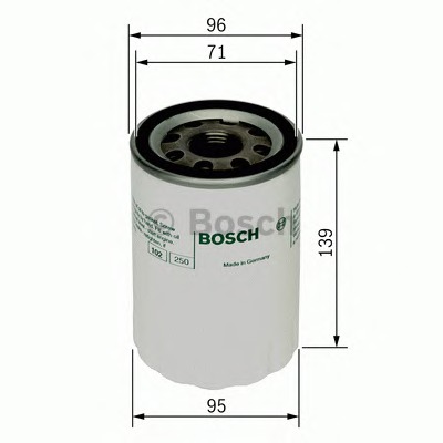 BOSCH Olajszűrő 0986452046_BOSCH