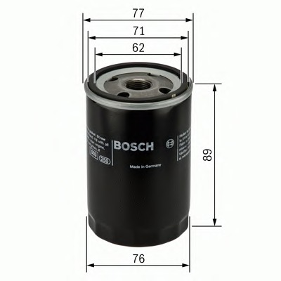 BOSCH Olajszűrő 0986452068_BOSCH