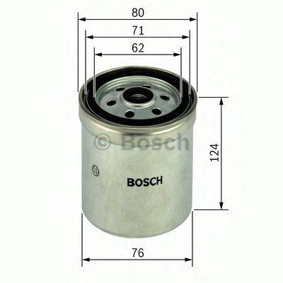 BOSCH Üzemanyagszűrő 1457434183_BOSCH