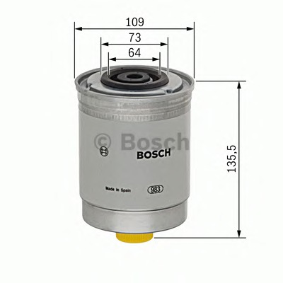 BOSCH Üzemanyagszűrő 1457434186_BOSCH