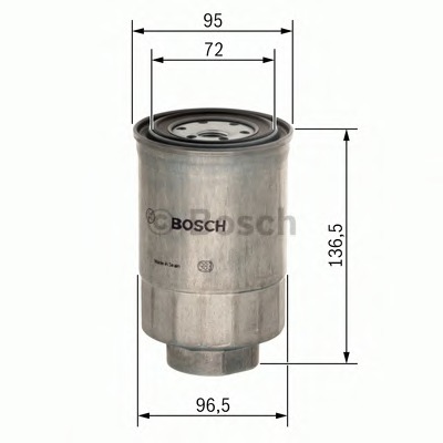 BOSCH Üzemanyagszűrő 1457434302_BOSCH