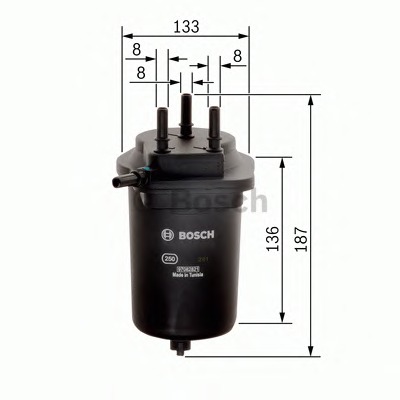 BOSCH Üzemanyagszűrő F026402073_BOSCH