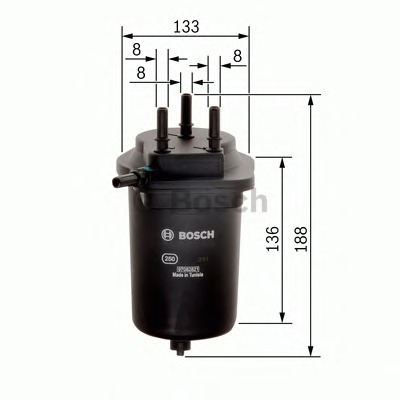 BOSCH Üzemanyagszűrő F026402080_BOSCH