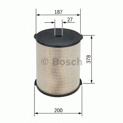 BOSCH Olajszűrő betét F026407054_BOSCH