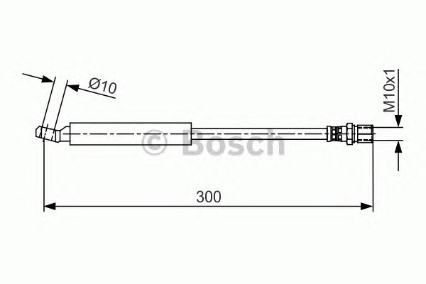 BOSCH Gumifékcső 1987481529_BOSCH