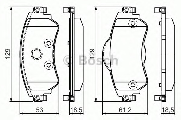 BOSCH Első fékbetét 0986TB3153_BOSCH