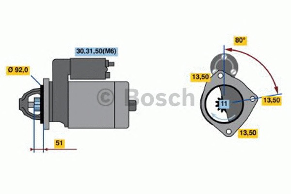 BOSCH Önindító 0001371119_BOSCH