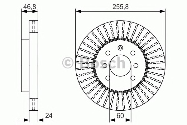 BOSCH Első féktárcsa 0986479T89_BOSCH