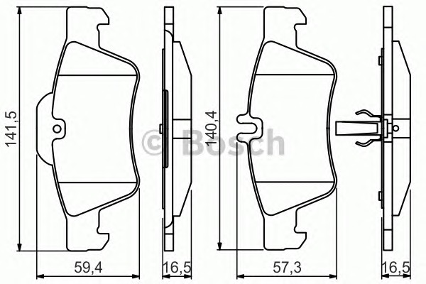 BOSCH Hátsó fékbetét 0986495248_BOSCH