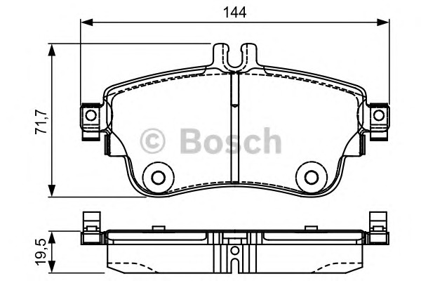 BOSCH Fékbetét, mind 0986495299_BOSCH