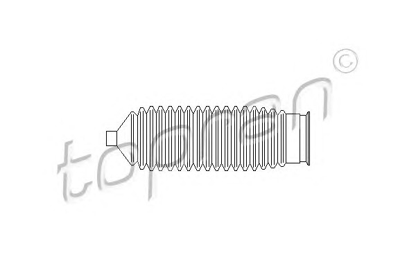TOPRAN Kormánymű porvédő 721140_TOP