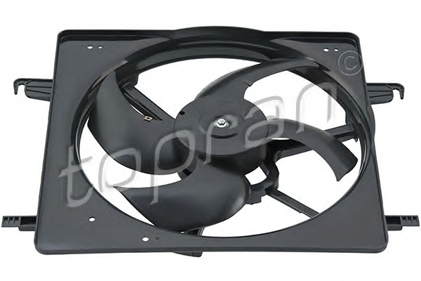 TOPRAN Ventilátor, vízhűtő 304289_TOP