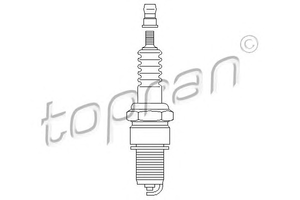 TOPRAN Gyújtógyertya 107128_TOP