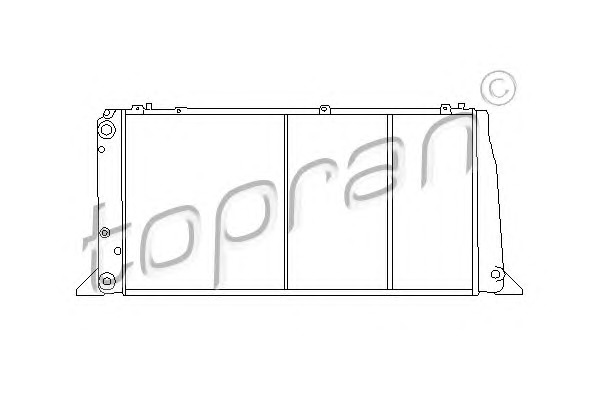 TOPRAN Vízhűtő 104274_TOP