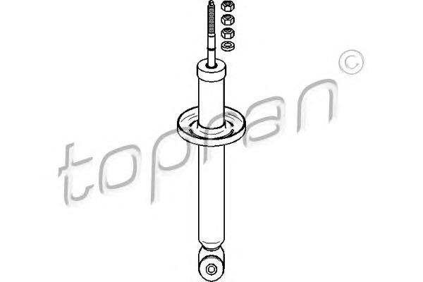 TOPRAN Hátsó Lengéscsillapító 109429_TOP