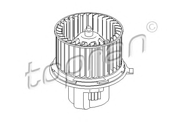 TOPRAN Ventilátor, utastér 112345_TOP