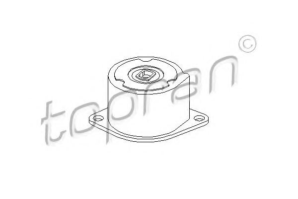 TOPRAN Feszítőgörgő, hosszbordás szíj 113206_TOP