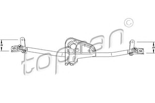 TOPRAN Ablaktörlő mechanika 110696_TOP