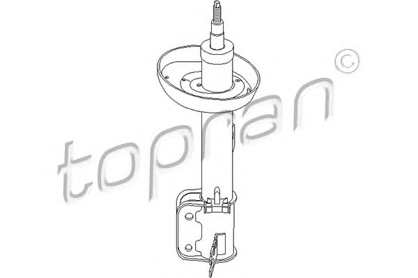 TOPRAN Első Lengéscsillapító 205462_TOP